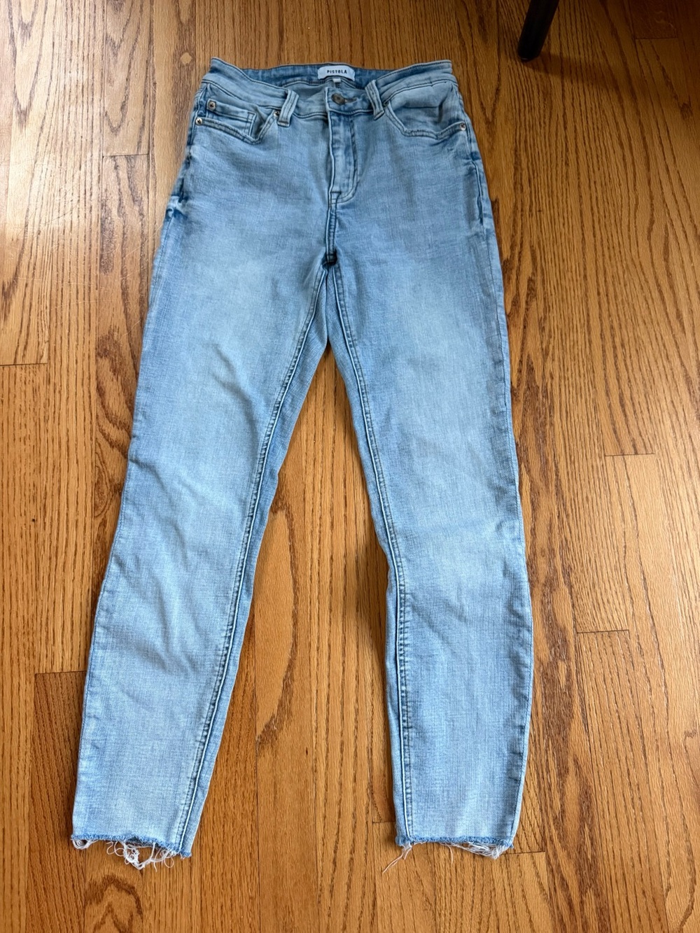 Pistola Light Wash Skinny Jeans